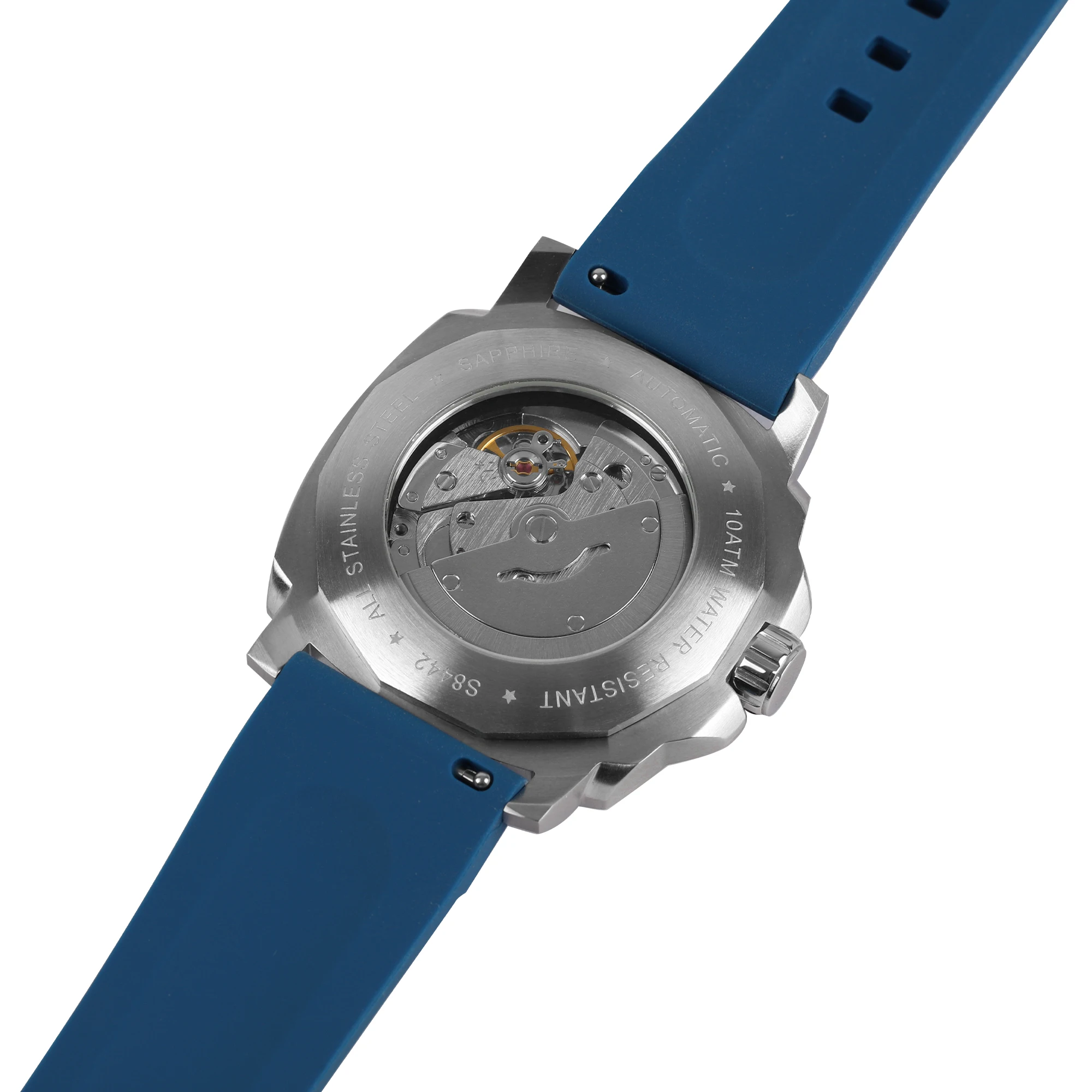 SEAKOSS 40mm 10Bar Automatic Mechanical Men's Watches ST1612 Seagull Movement 316L Super Luminous Calendar Sapphire Wristwatches