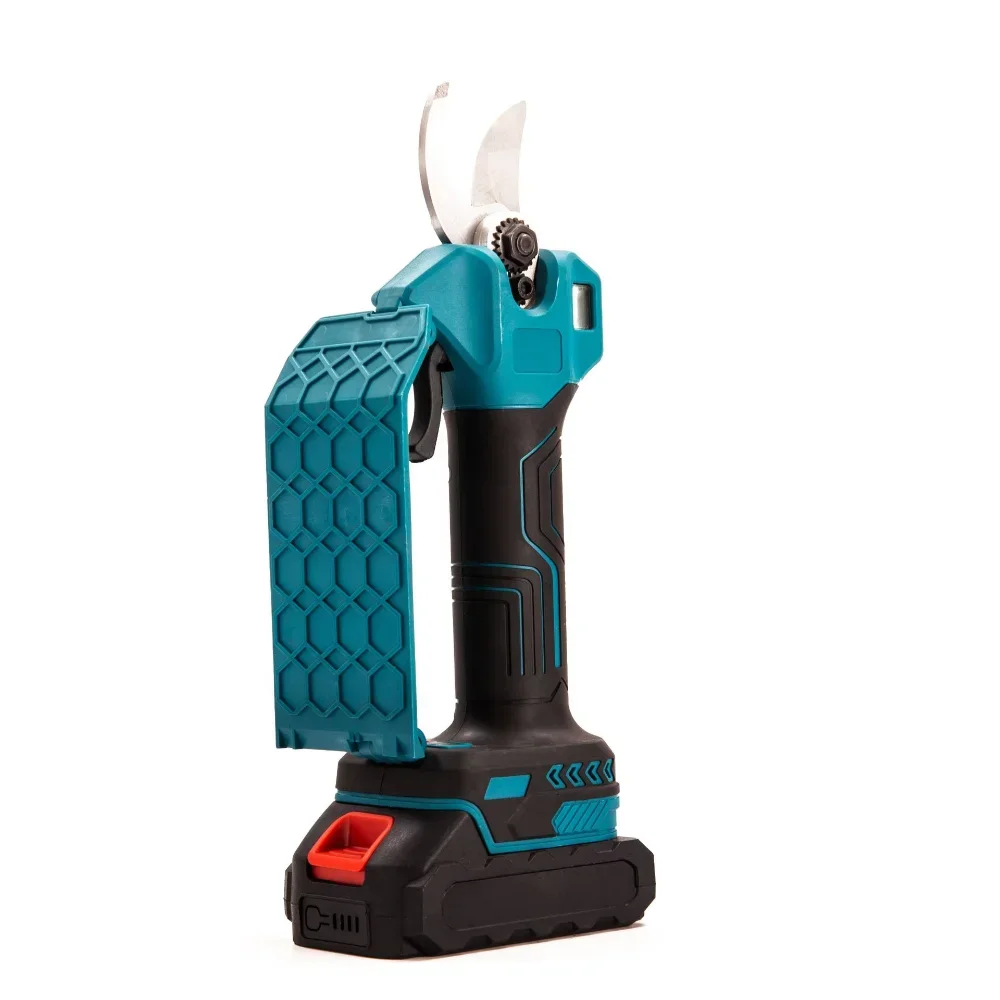 Akumulatorowe nożyce do gałęzi 21V, bezszczotkowe, 30mm, do przycinania drzew owocowych, bonsai, elektryczne nożyce do gałęzi, narzędzia elektryczne z cyfrowym wyświetlaczem poziomu naładowania baterii.