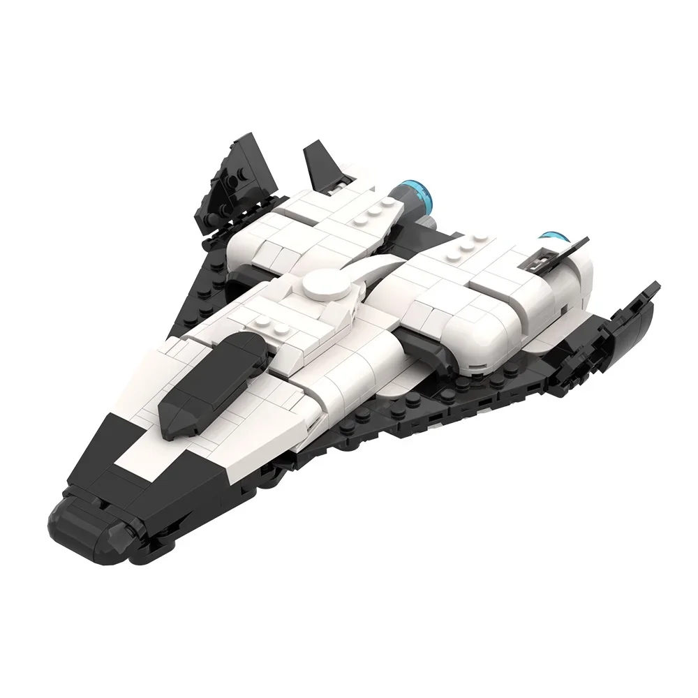 Moc cf2 shuttless vôo de nova blocos de construção modelo espaço lutadores aeronaves tijolos diy brinquedo montado para crianças presente