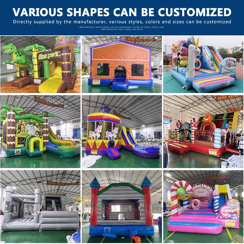 Party Bounce House Bow Tie Girls Jumping Bounce Castle Inflatable Games for Kids