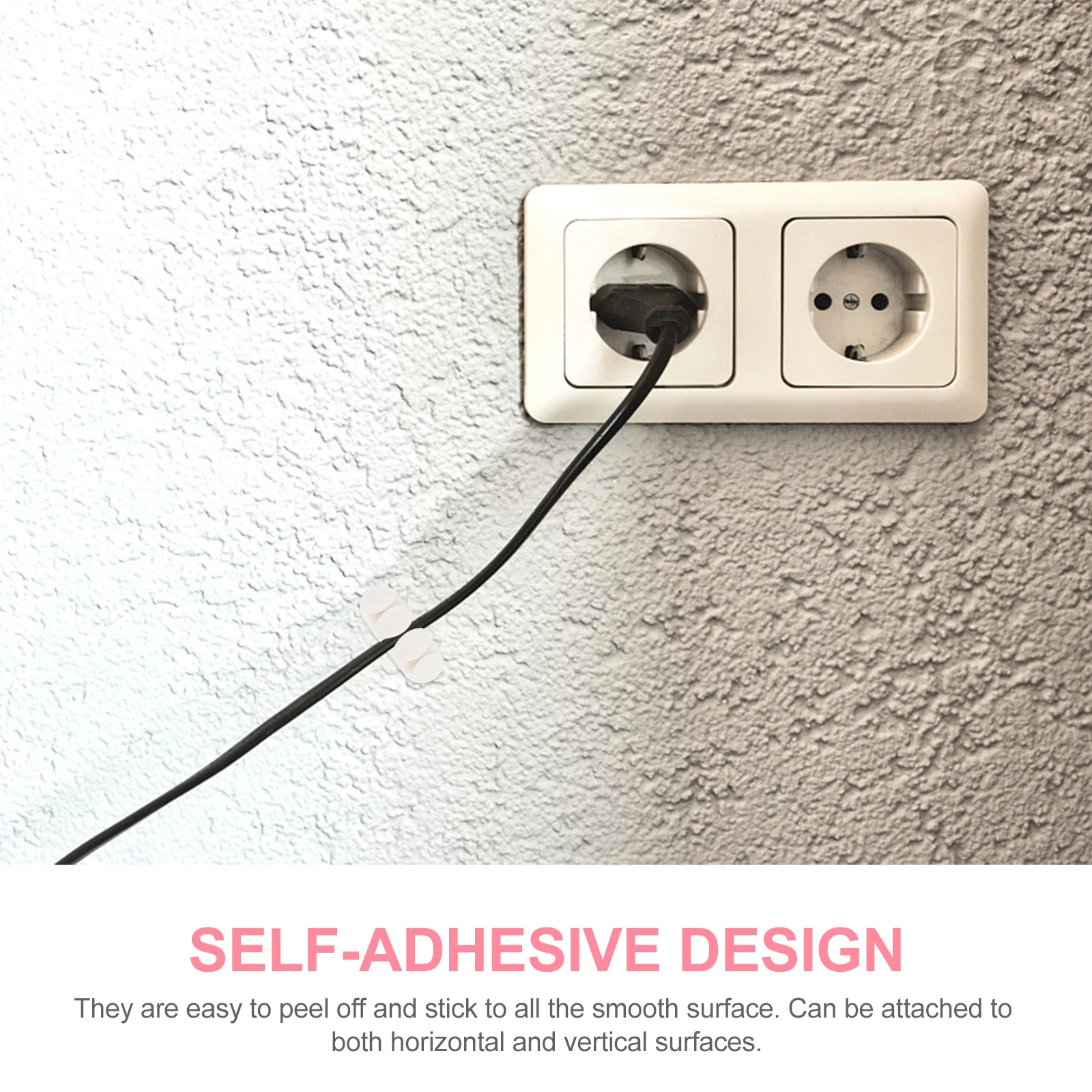 

10 PCS Cable Manager Organiser Trimah for Bra Adhesive Holder Wire Clearance Arrangement Cord Organizer Desk Clip