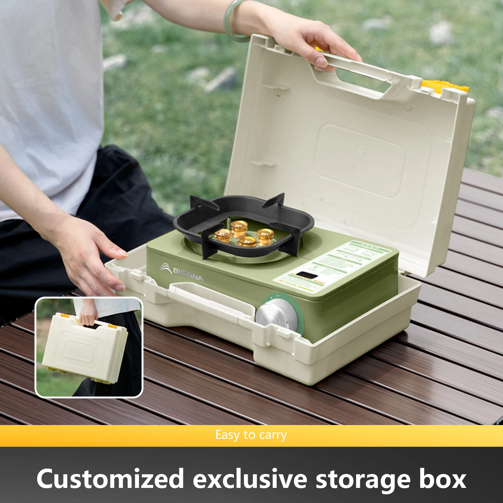 BISINNA Camping Gas Stove 5800 - đánh giá và giá Camping Cooking Heater