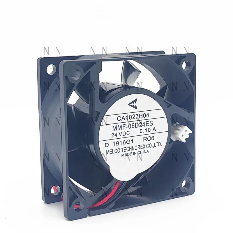 WEP  FOR Mitsubishi Inverter Fan CA1027H04 MMF-06D24ES-RO6 24VDC 0.10A 6CM 6025 2 Line