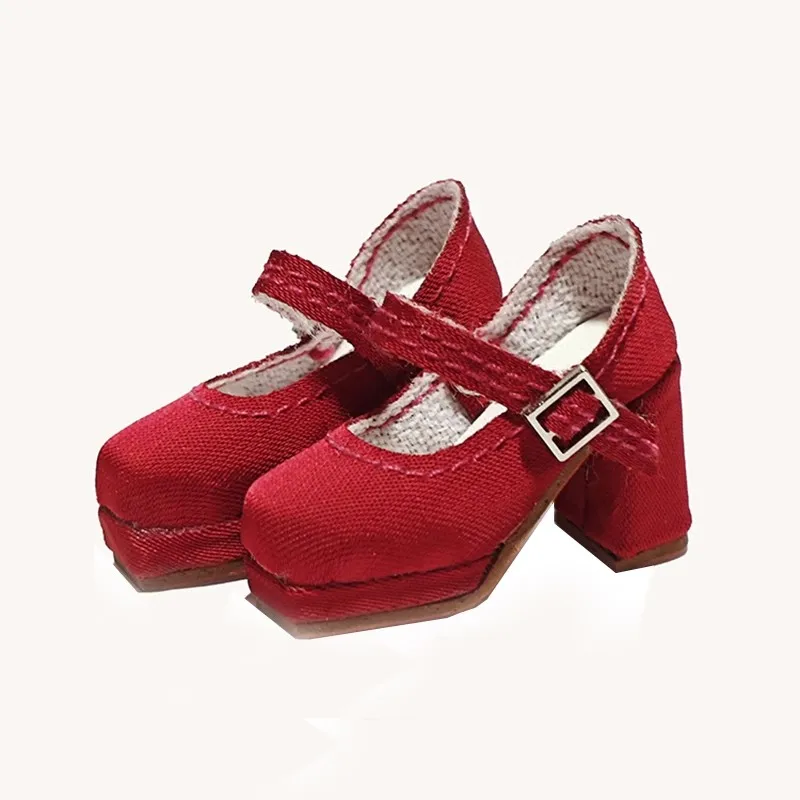 

1/6 Scale Female Solider Doll Fashion Mary Jane Jk Shoes Model Handmade fit TBL PH 28-38MM Worldbox Action Body Figure Toy DIY