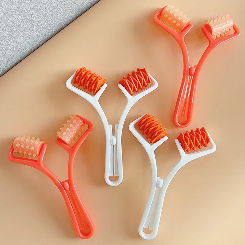 مدلك الوجه الأسطوانة Y شكل محدد شكل الجسم تدليك المضادة للتجاعيد شد الوجه التخسيس الذراع الساق الرقبة الاسترخاء العناية بالبشرة الجمال أداة