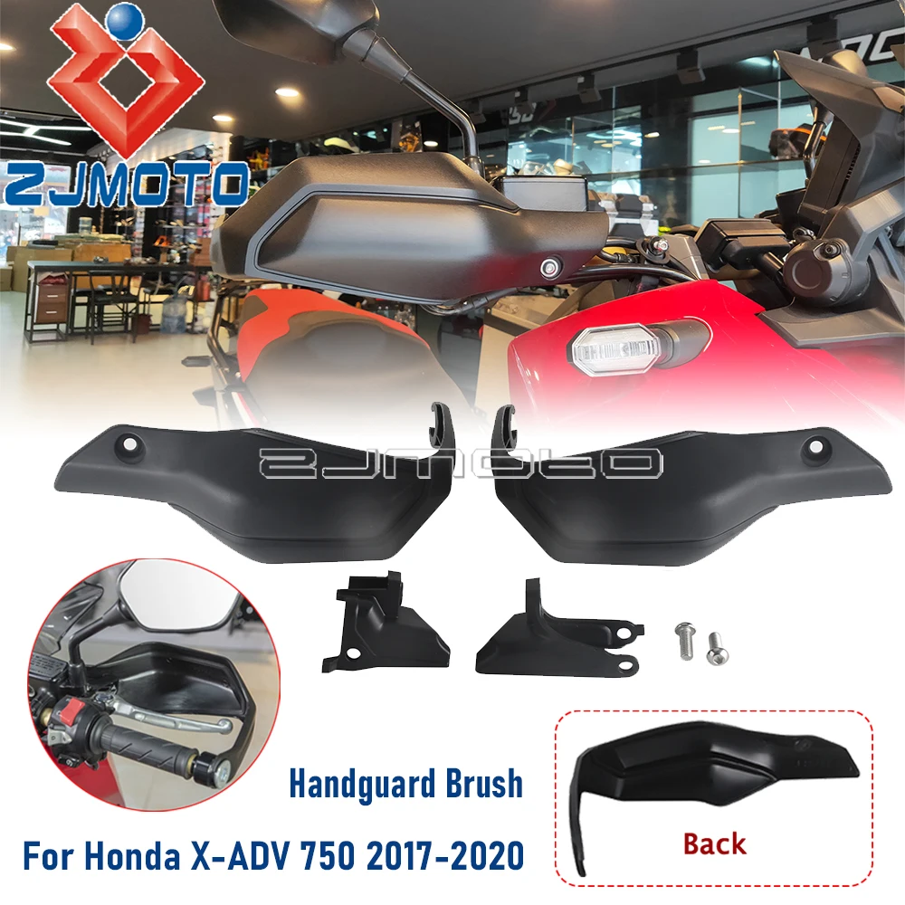 Protectores de mano de plástico para motocicleta, accesorio a prueba de viento y arena, cepillo protector de manos para Honda X-ADV 750, 2017-2020