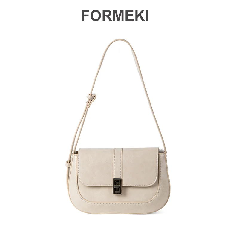 Bolso de hombro Formeki para mujer, bolso de lujo de diseñador que combina con todo, bolso femenino Vintage de moda Ind conciso