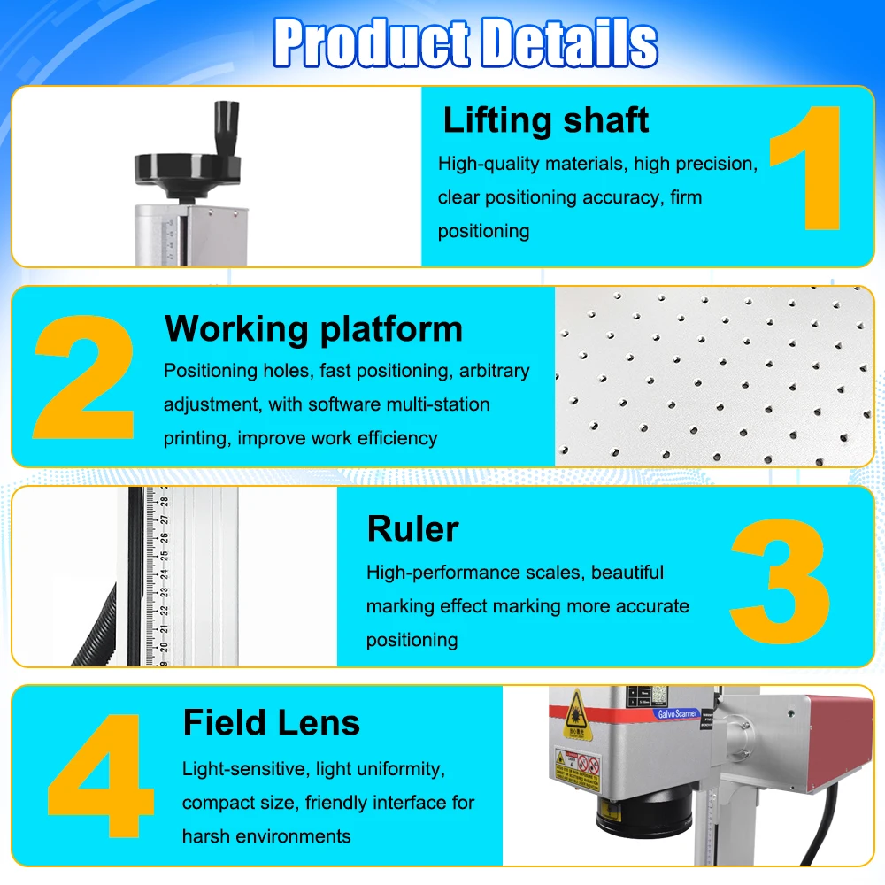 EU STOCK 5W UV Laser Marking Machine Fiber UV 5W 355nm Non-Metal Engraver for Glass/Wood/PVC/Plastic Leather US STOCK