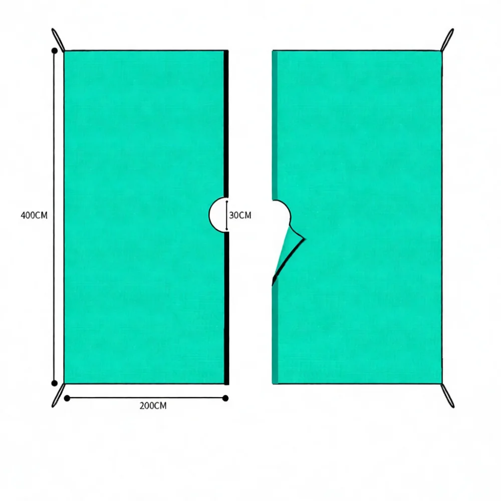 Professional Gardening Leaf Tarp Heavy Duty Pad For Tree Hedge Pruning Waste Collection Lawn Care Yard Maintenance Tool