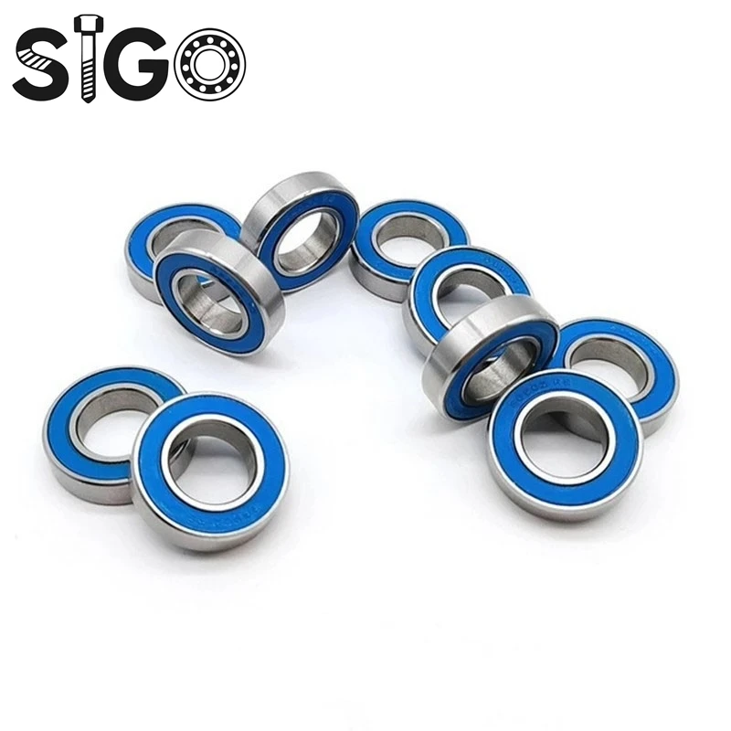10PCS MR126RS 6x12x4 Mm Bearing ABEC-7 Hobby Electric RC Car Truck MR126 RS 2RS Ball Bearings MR126-2RS Blue Sealed