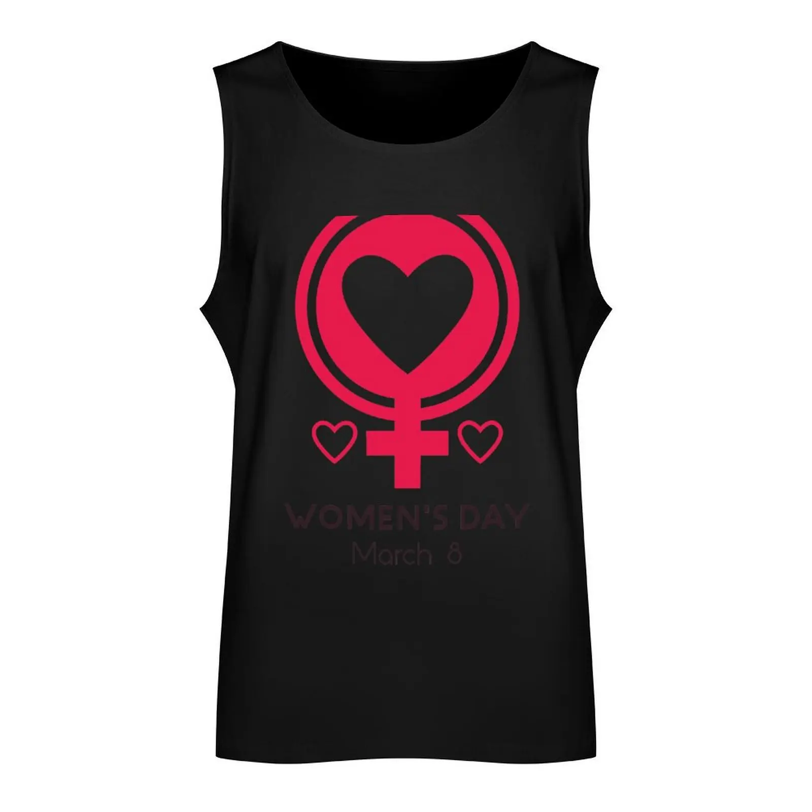 Inernational Women's Day 8 March Tank Top gym t-shirts man muscular man