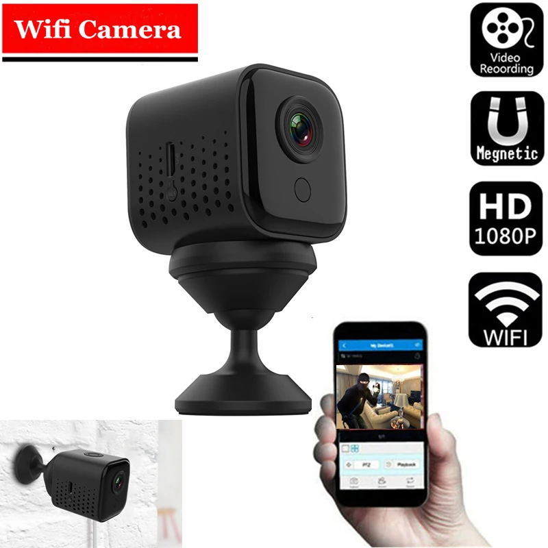 

Full HD 1080P A11 Mini Camera Wifi IP Night Vision Security Micro Camera Smart Home Safety Monitor Video DVR Micro Camcorders