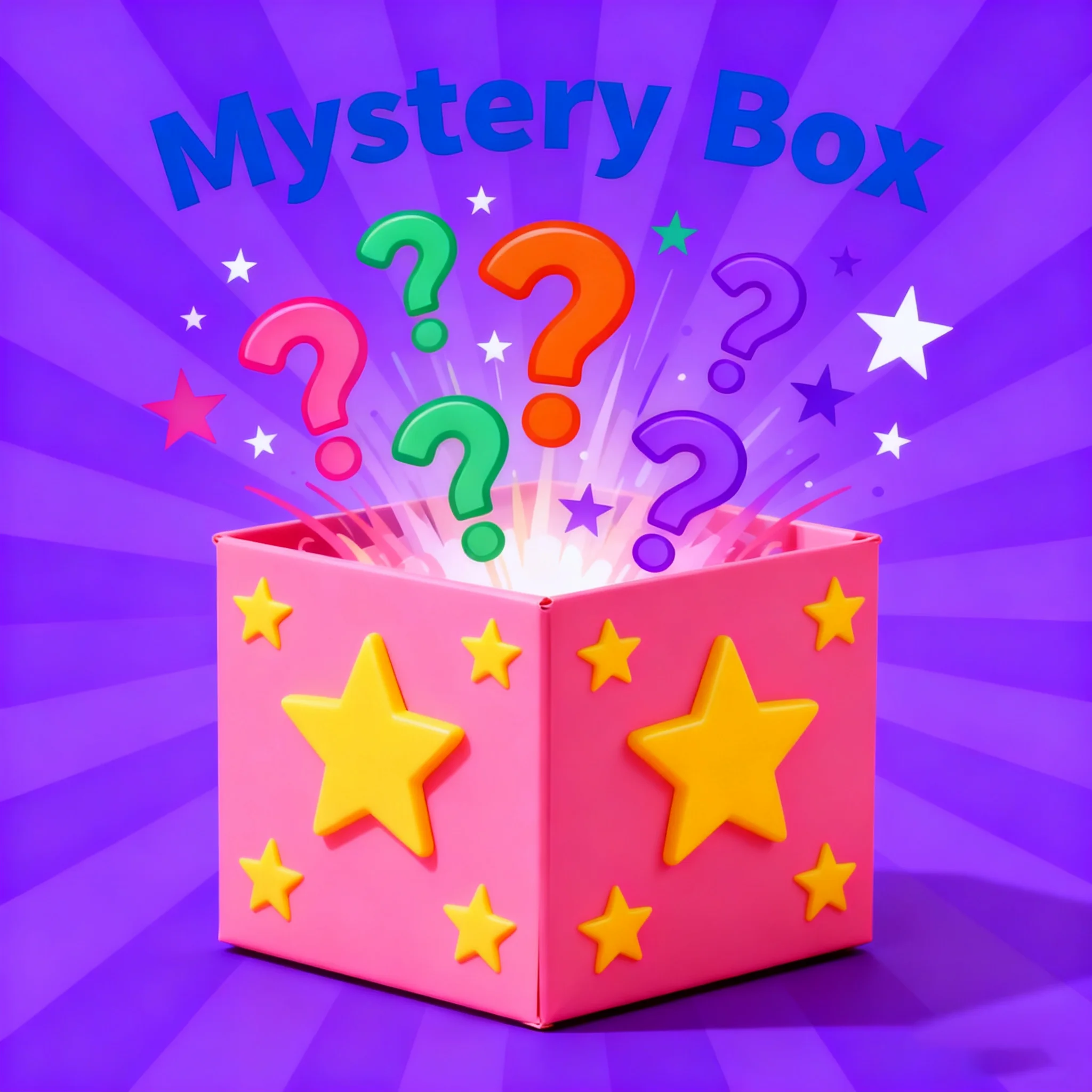 

Этот загадочный слепой ящик имеет случайные хорошие товары, которые ловить глаз.