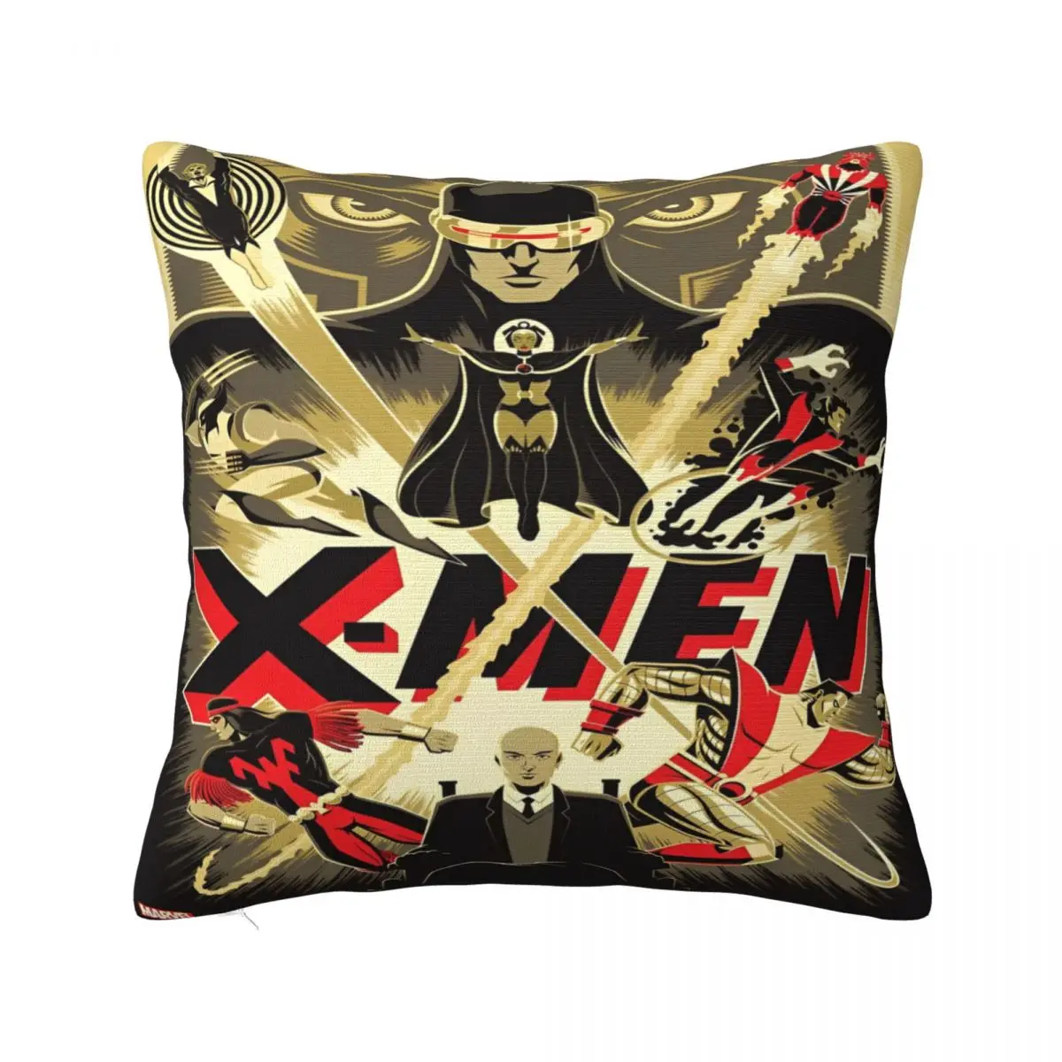 Cartoon X-MAN X Man Marvel Hero Pillowcase Kawaii Print Home Sofa Throw Pillow Covers Birthday Gift for Kids