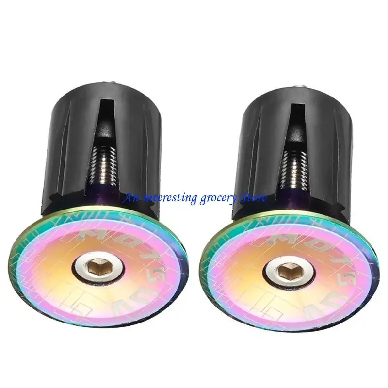 

652D 1 Pair Bicycles Handlebars End Plug Caps Handlebars Grip End Caps