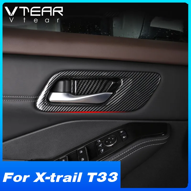 

Vtear Car Door Inner Bowl Cover For Nissan X-trail T33 2021-2023 Door Handle Trim Frame Interior Sticker Decoration Accessories