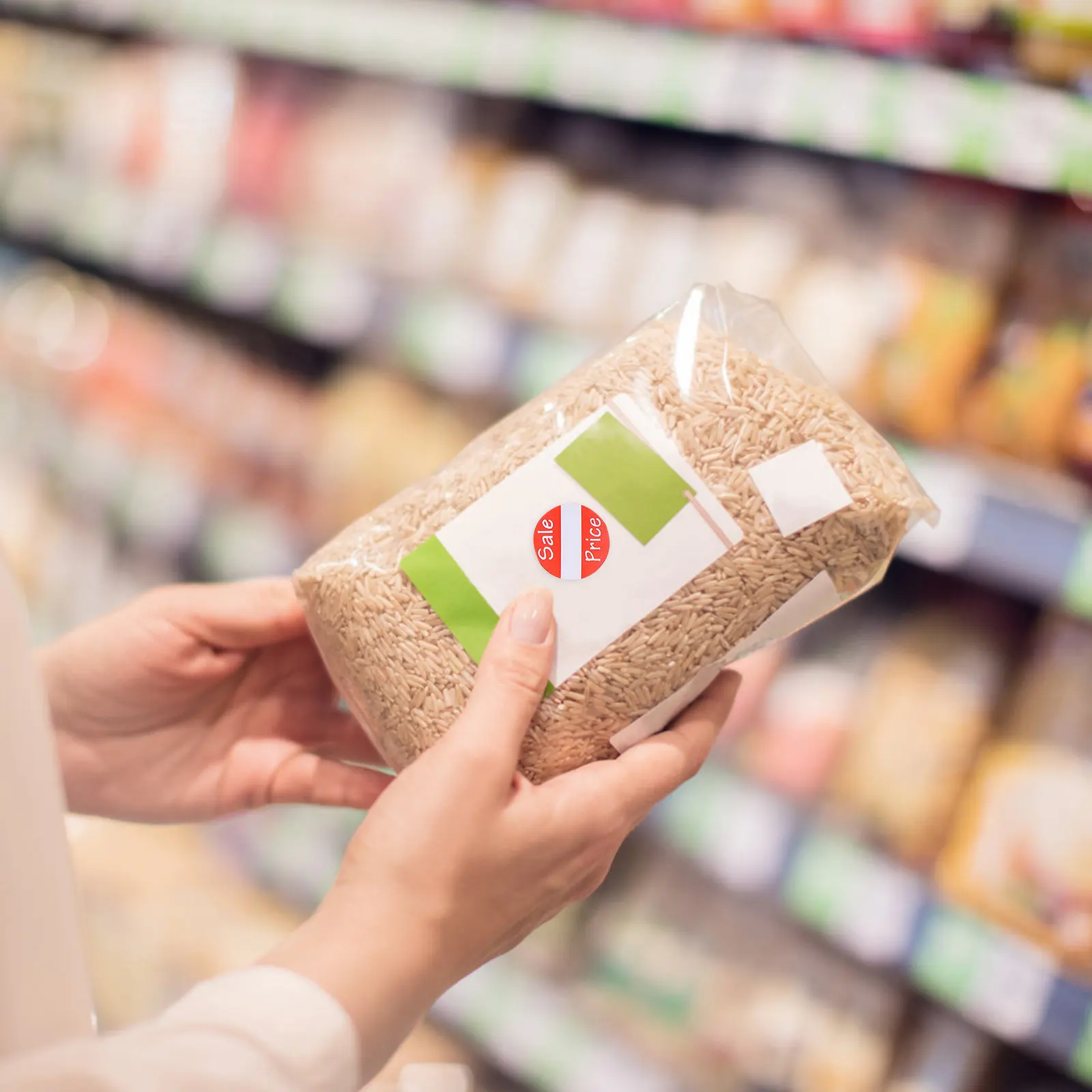 

Рулонные круглые ценники-наклейки для товаров, этикетки для демонстрации цен в продуктовых магазинах, широко используемые в розничной торговле и супермаркетах