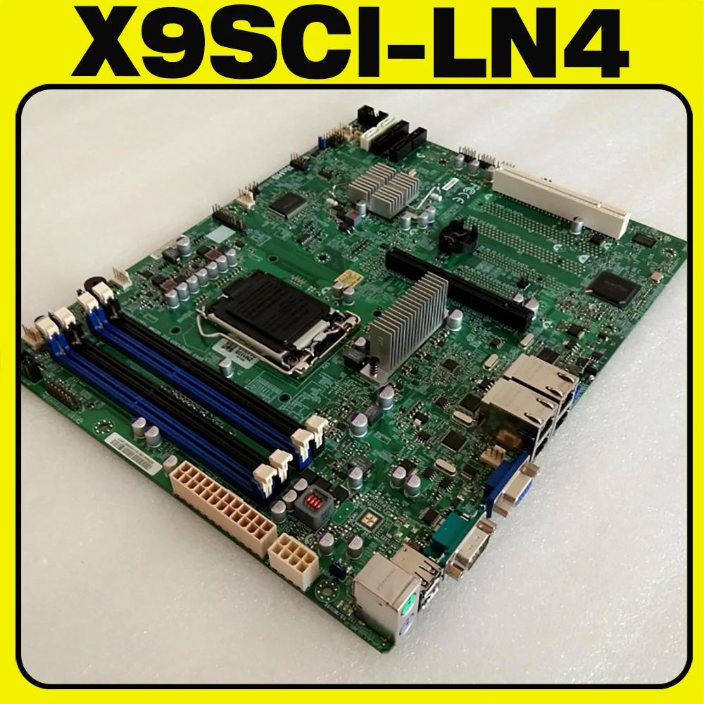 

X9SCI-LN4 Motherboard Xeon E3-1200 V1/V2 Series 2nd and 3rd Gen Core i3 DDR3 LGA1155 For Supermicro