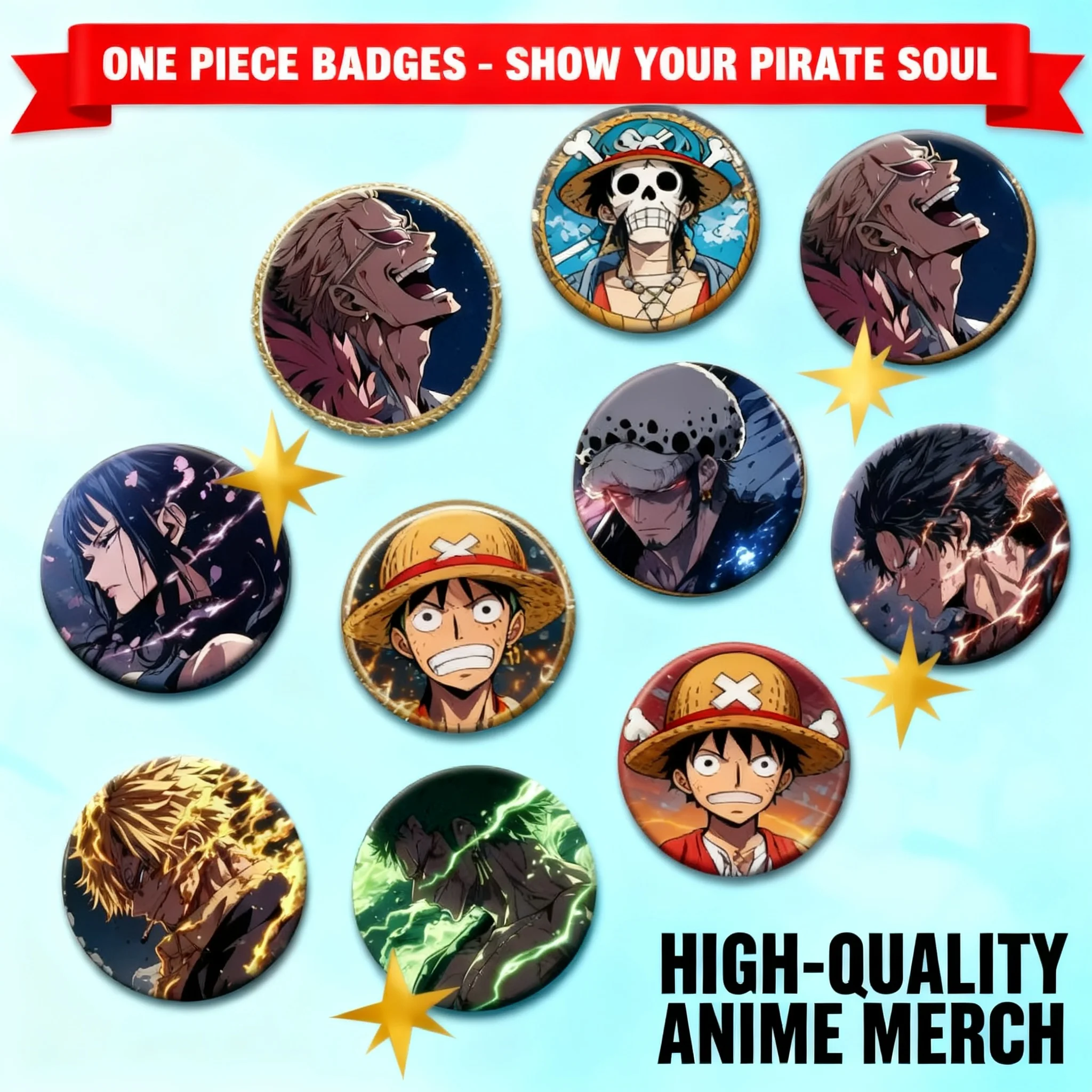 Anime Expo Merchandise - One Piece Luffy Zoro Ace Sanji