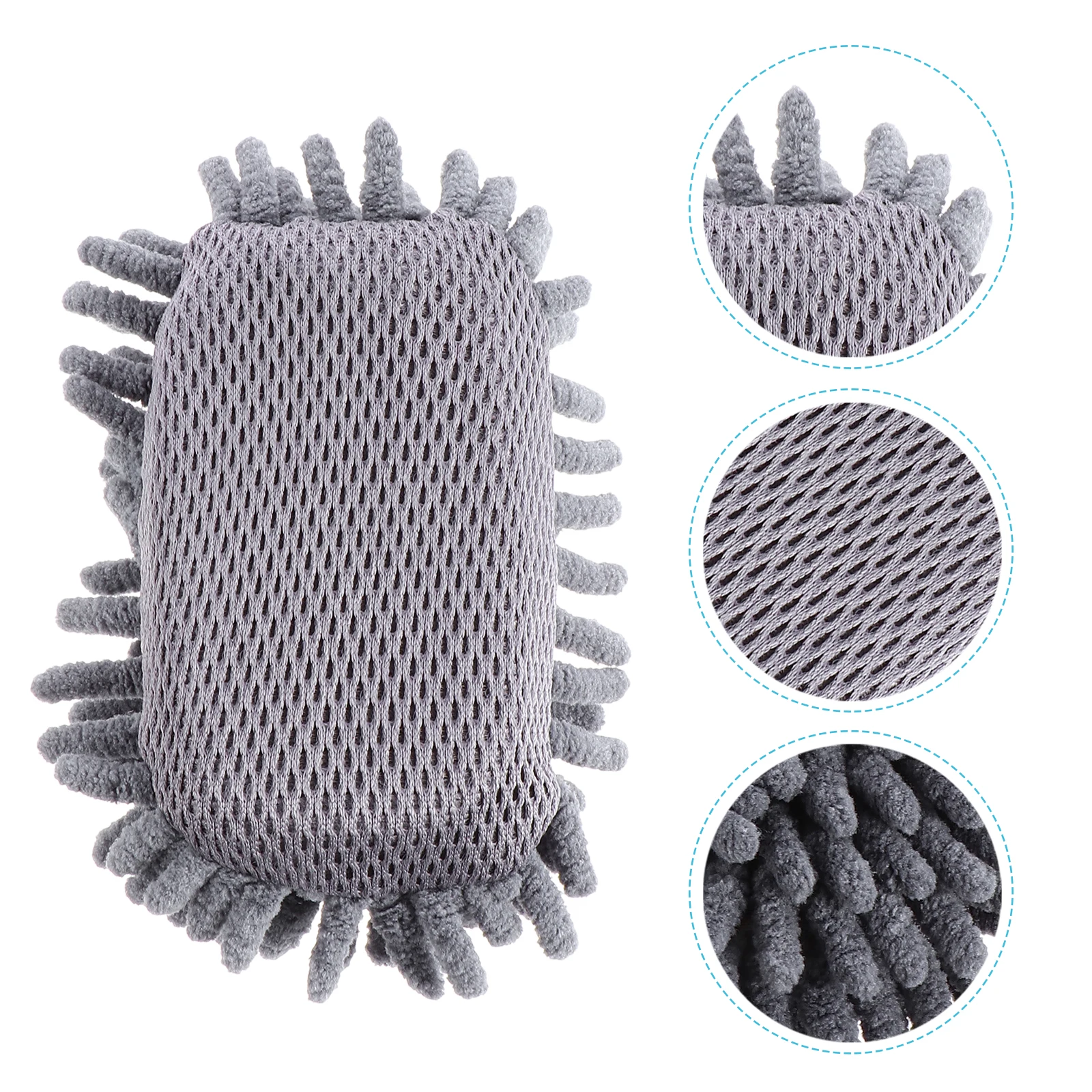 

4 Pcs Eraser Chalkboard Cleaner Whiteboard Blackboard for Home Dust-free Wiper Chenille School Supplies