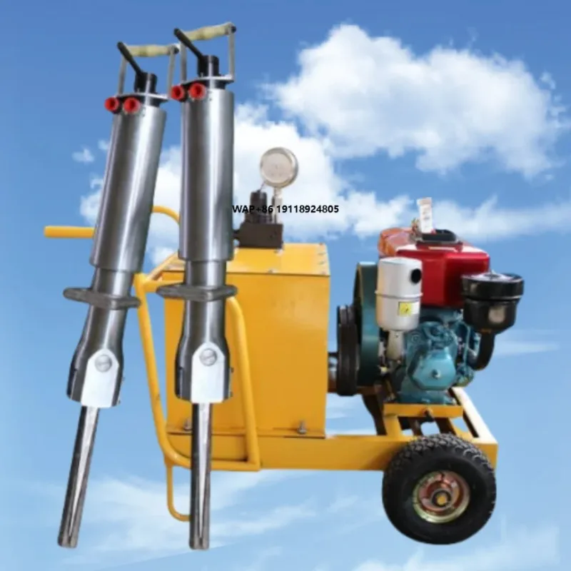 Hydraulic Crack Stone Rock Drill Splitter Machine Hydraulic Stone Splitter Drilling Machines Stone Splitter Breaking Machine