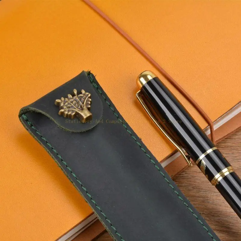 Leather Pen Holder Color Options Fountain Pen Pencil Holder Handmade Ballp