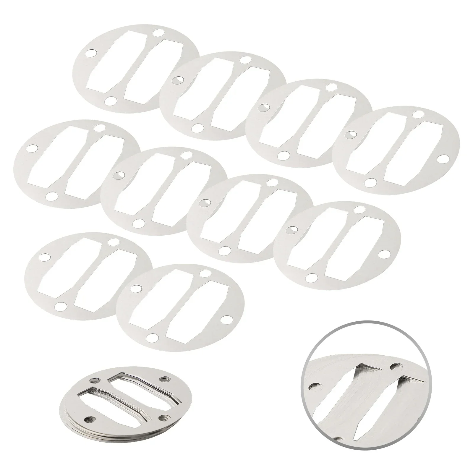 Cylinder Head Base Valve Plate Gaskets Washers Resilient Aluminum Material Perfect for Replacing Old or Damaged Parts