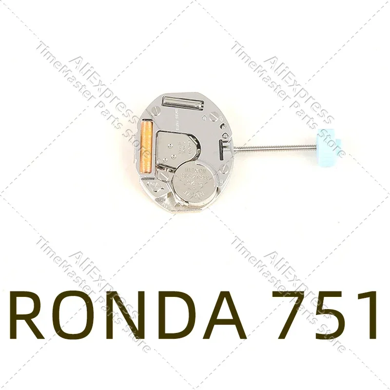 New Original Swiss Ronda 751 Movement 2-Hand Quartz Movement Electronic Movement Watch Parts