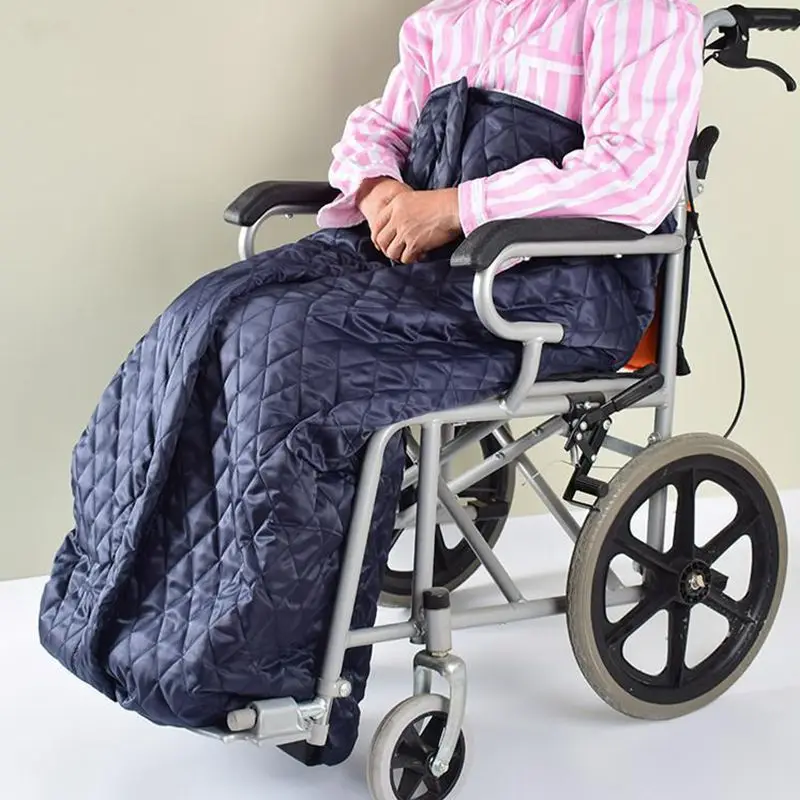 

Wheelchair Half Pack Thermal Blanket Windproof Thicken Cold Proof Elderly Patient Leg Guard Warm Care Nursing Supplies