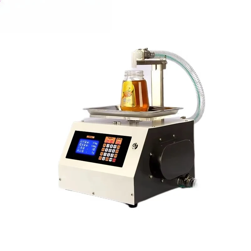

Hot Sale Honey Filling Machine Plastic Pump Check Weight High Viscosity Liquid Filling Machine