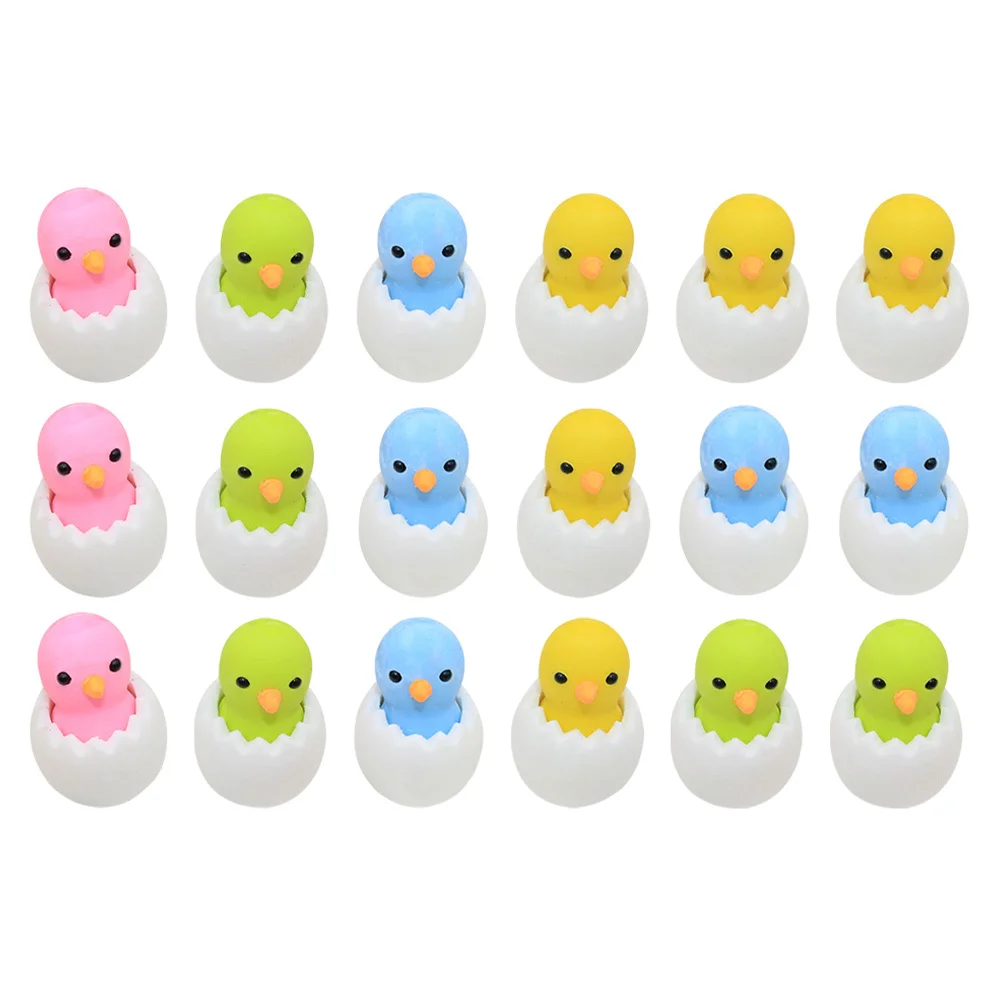 

18Pcs Wear-Resistant Kids Erasers Multi-Function Animal Designs for School Office Use Animal Erasers Eraser Animals