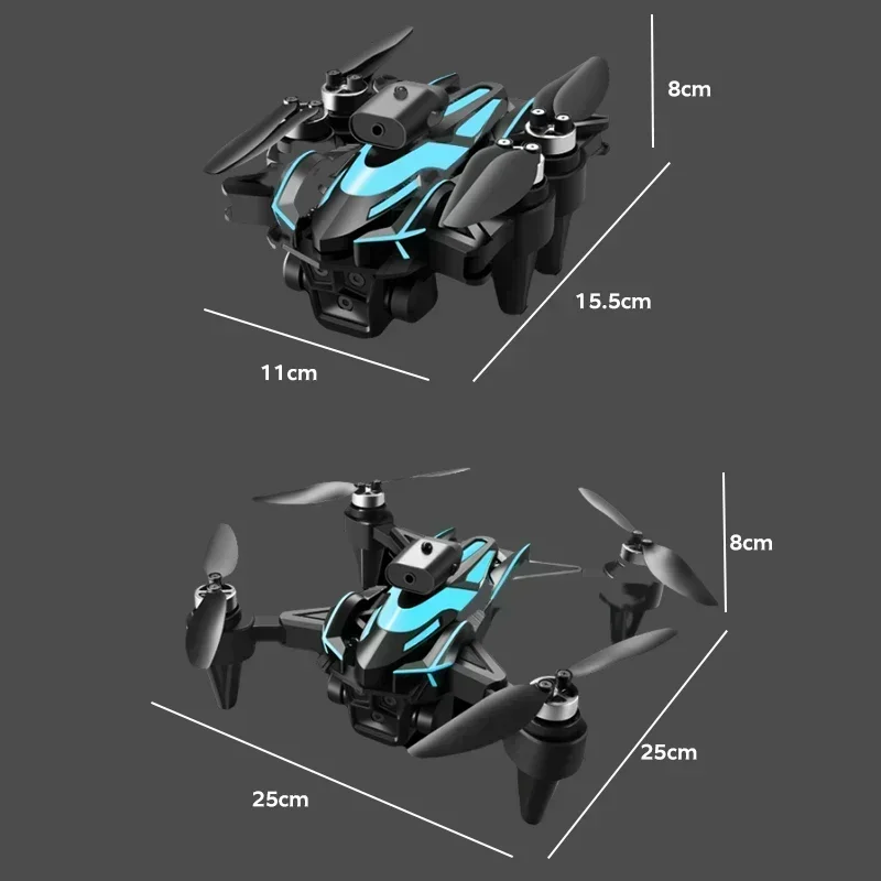 Nowy K12 Max ekran LCD RC Drone 8K kamera HD bezszczotkowy silnik unikanie przeszkód składany quadcopter Dron zabawka RC