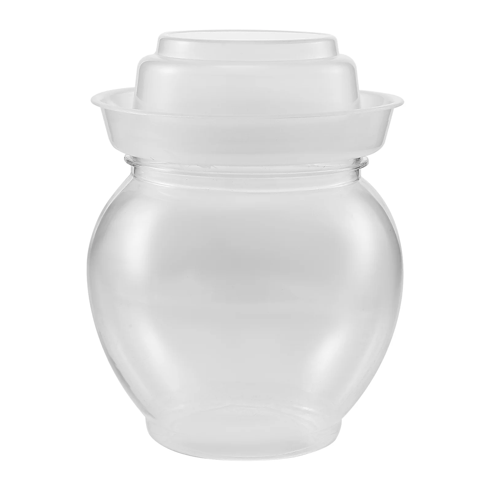 Storage Jar Transparent Pickle Vegetables Pickling Kimchi Pot Plastic Food Jars Clear Fermentation