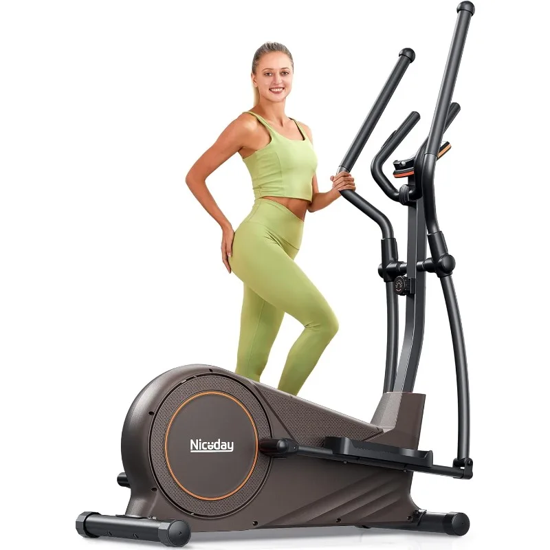 Elliptical Machine, Elliptical Exercise Machine for Home with Hyper-Quiet Magnetic Driving System, Elliptical Trainer