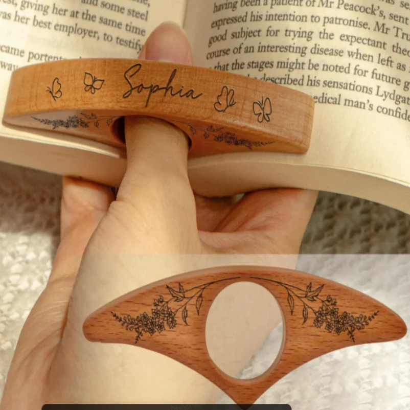 

Горячая деревянная закладка для большого пальца, одна рука, поддержка большого пальца, держатель для страниц книги для офисных книголюбителей, быстрые инструменты для чтения своими руками