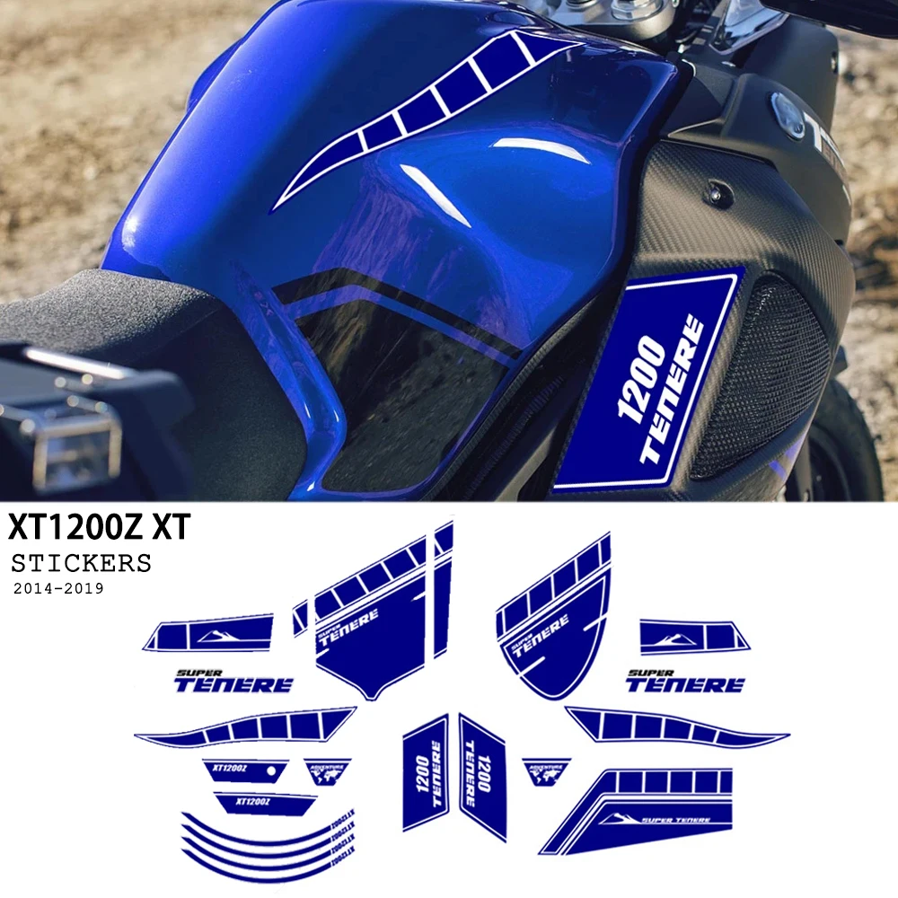 

For YAMAHA XT1200Z XT1200 Z XT 1200 Z SUPER TENERE 2014-2019 Tank Pad Protective Stickers Tankpad Scratch Decals Protector