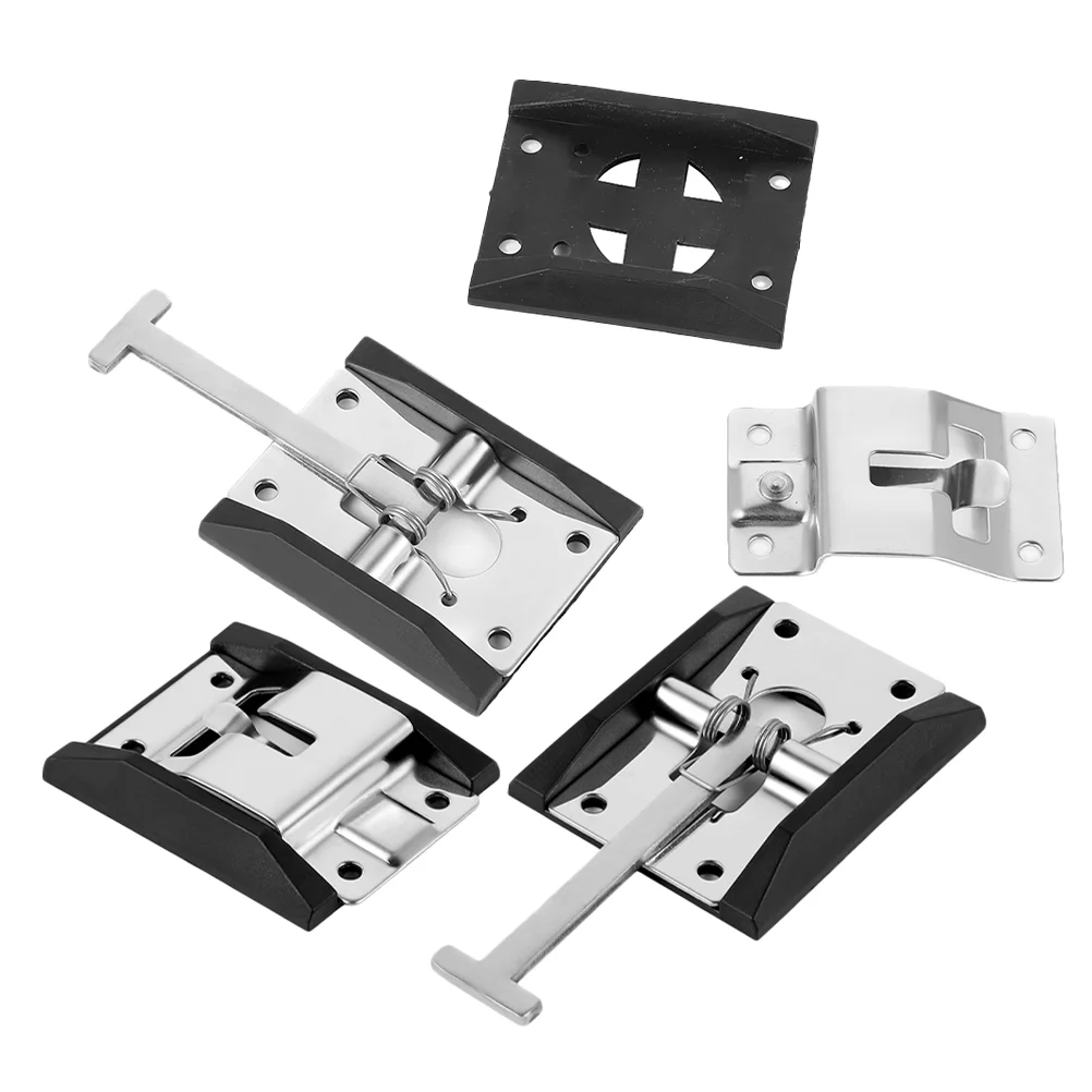 

2 Sets Door Hook Cargo Trailer Latch Hardware Replacement Rv Screen Holder Catch Handle Stainless Steel Latches for outside