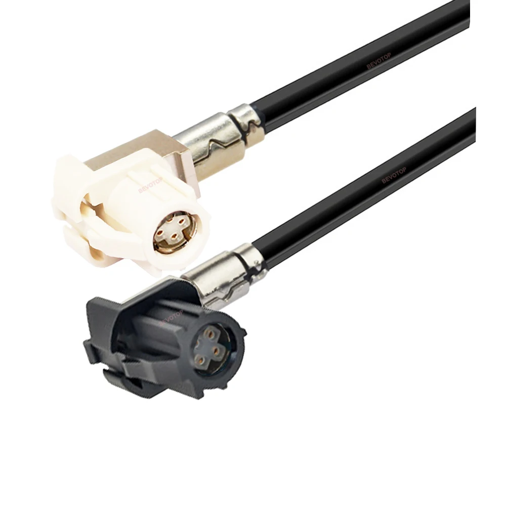 BEVOTOP Video Kabel 4 Pin HSD Code B zu Code EIN 4 Core 535 LVDS Kabelbaum für Peugeot Citroën auto radio Navigation GPS Display