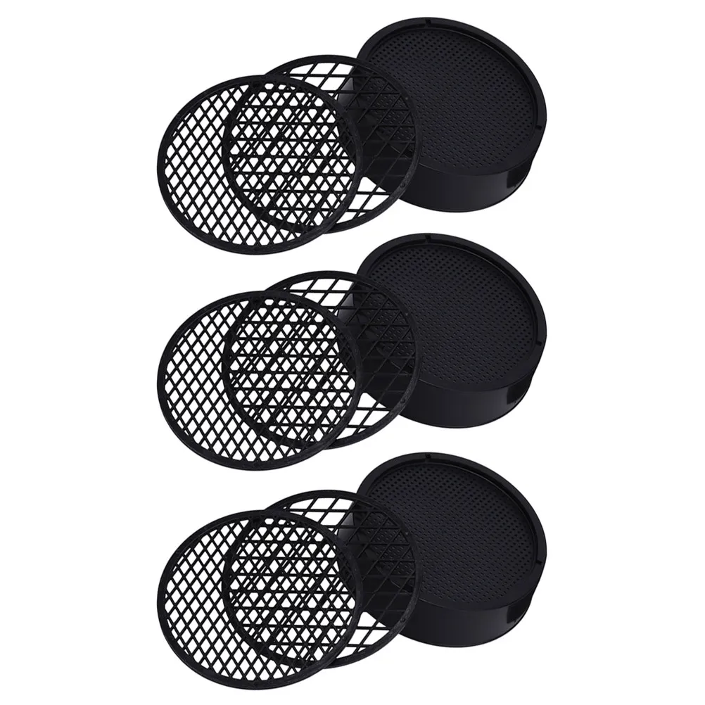 

Набор из 3 высококачественных ручных сит для сортировки образцов, учебное пособие для школьных экспериментов