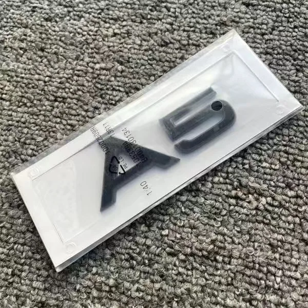 AUDI A5 4 Ring logo ABS Black Car Hood Front Bonnet Grill Rear Trunk Emblem Badge Sticker A5 Mark Quarrto Emblem 35TFSI 45TFSI