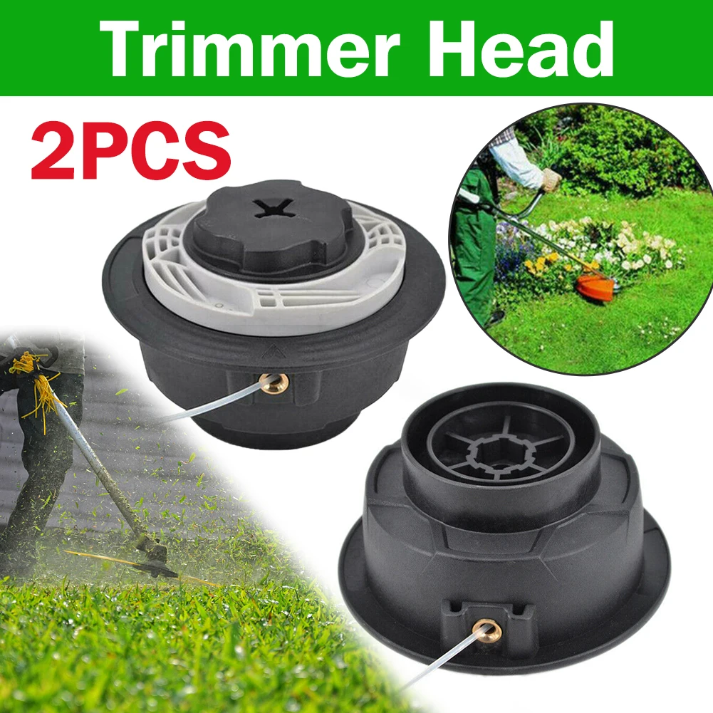 2pcs Grass Trimmer Head For Stihl Autocut C5-2 C6-2 Strimmer Head FS38 FS40 FS45 FS50 Lawn Mower Replacement Tools