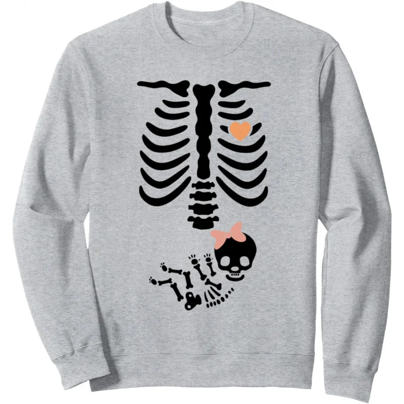 Skeleton Halloween Preview Pullover Girl Sweatshirt