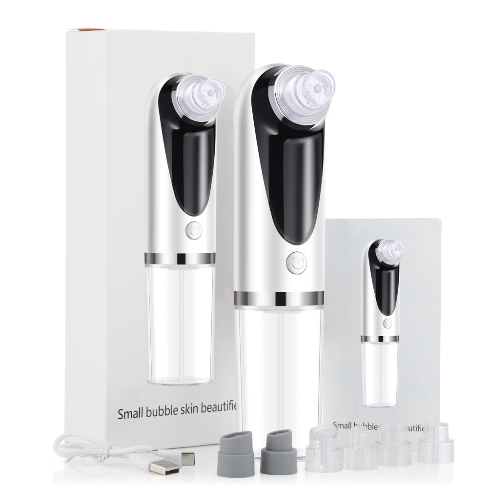Electric Blackhead Remover Black Head Remover Pore Vacuum Cleaner Micro Small Bubble Rechargeable Water Cycle Black Dot Remove
