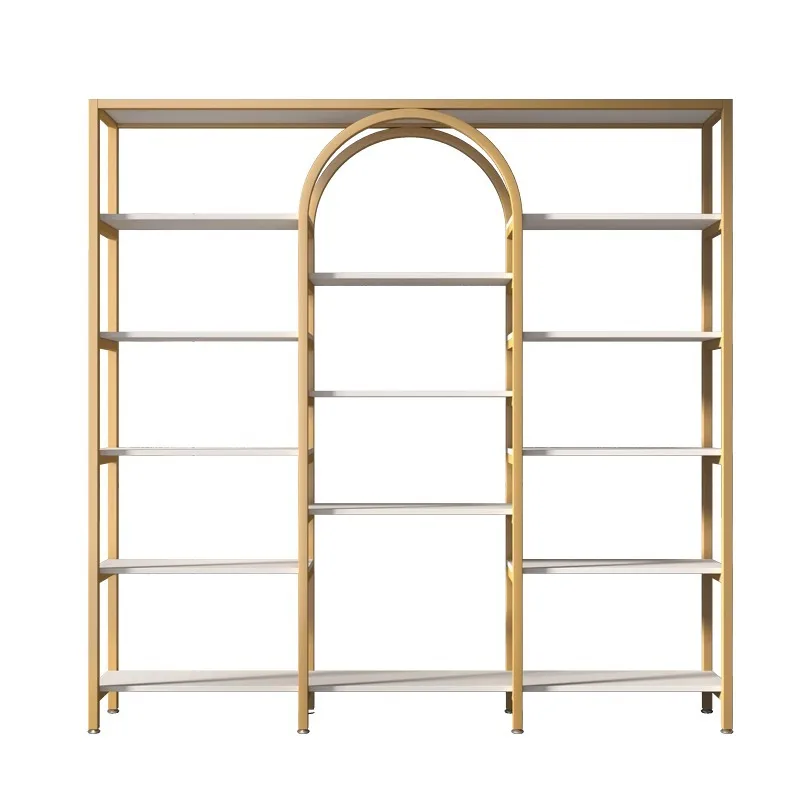 Cosmetics display shelves multi-layer product storage beauty salon display shelves living room home multi-purpose supermarket