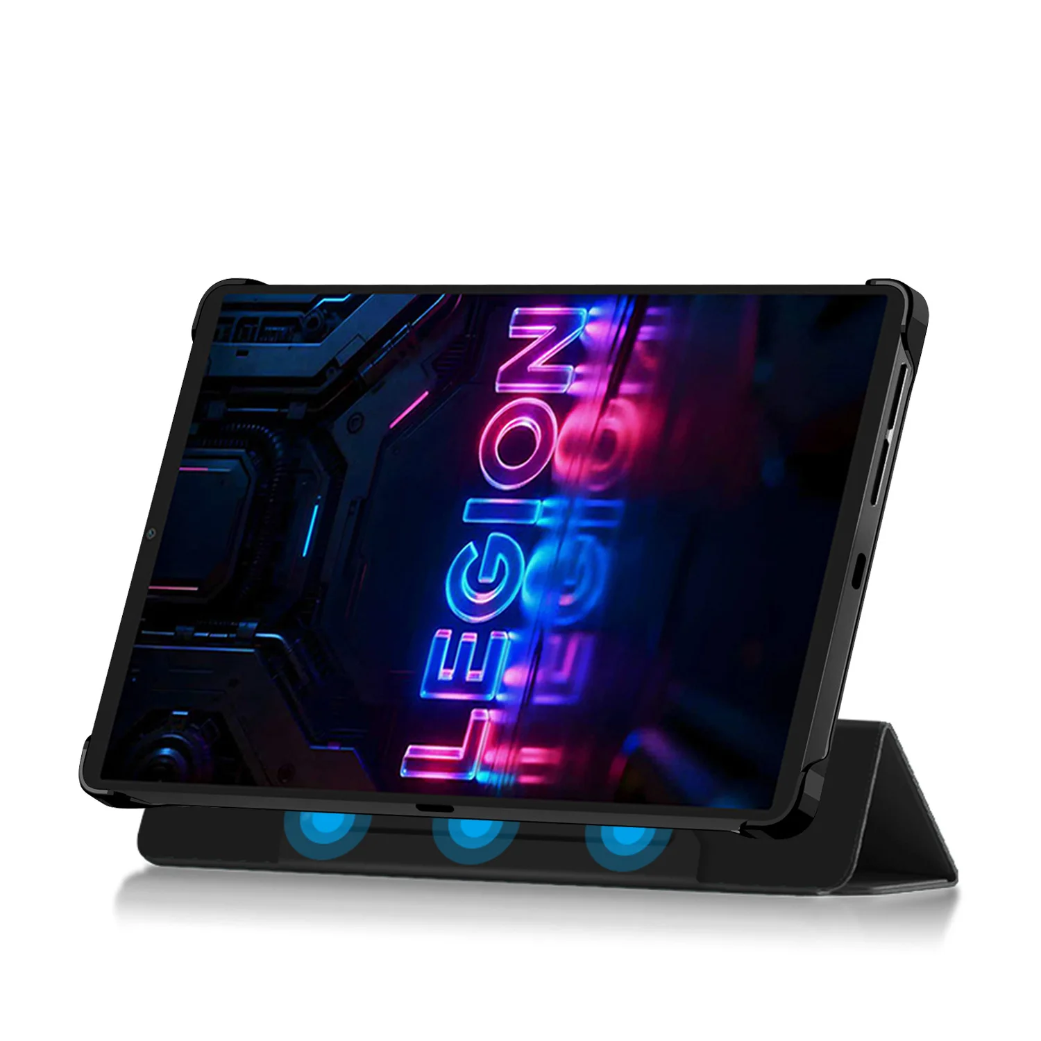 

Magnetic Case for Legion Y700 5th Gen Smart Wake Sleep PU Leather Cover Detachable Gaming Movie Stand Thin Lightweight