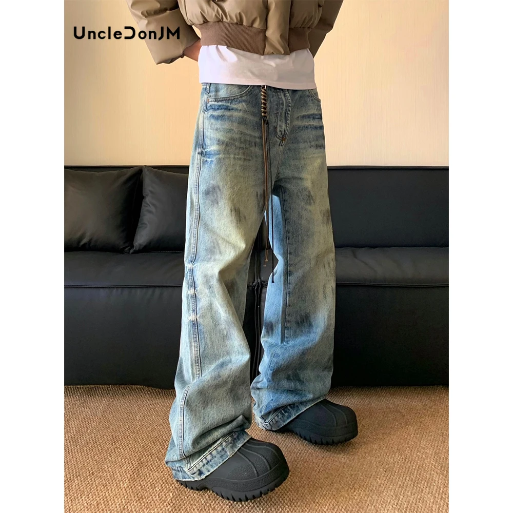 Washed Leisure High Street Dirty Y2k Jeans