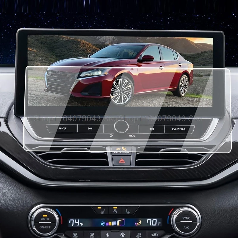 

Защитная пленка из закаленного стекла для Nissan Altima 2023 2024, 12,3-дюймовый автомобильный ЖК-дисплей, GPS-навигация, аксессуары против царапин