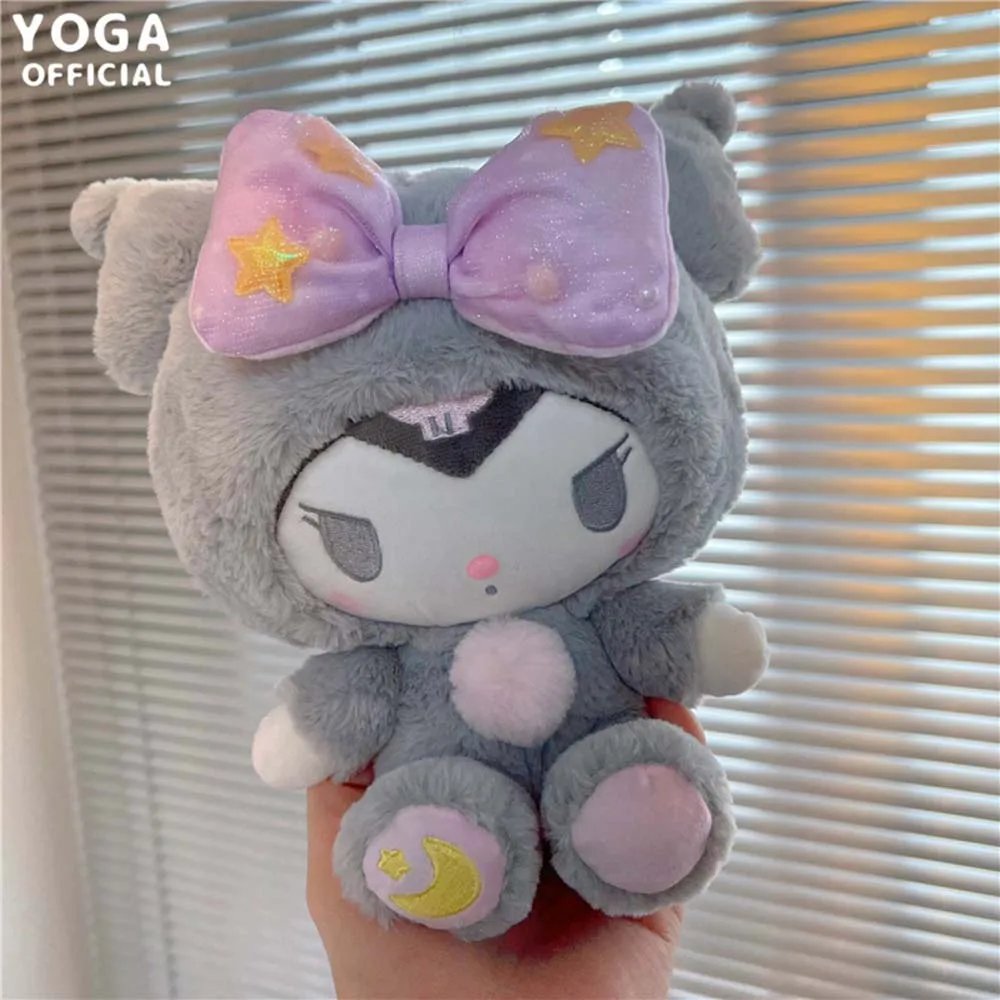 20CM Sanrio Cartoon Kawali Kuromi Olá Kitty Minha Melody Cinnamoroll Travesseiro Brinquedos De Pelúcia Soft Stuffed Dolls para Crianças Presentes de