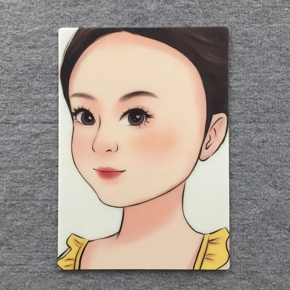 แบบฝึกหัดวาดภาพแบบล้างทำความสะอาดได้ ใช้ซ้ำได้ ลายฉลุสำหรับเพ้นท์หน้า กระดานฝึกวาดภาพ ทำความสะอาดง่าย พกพาสะดวก