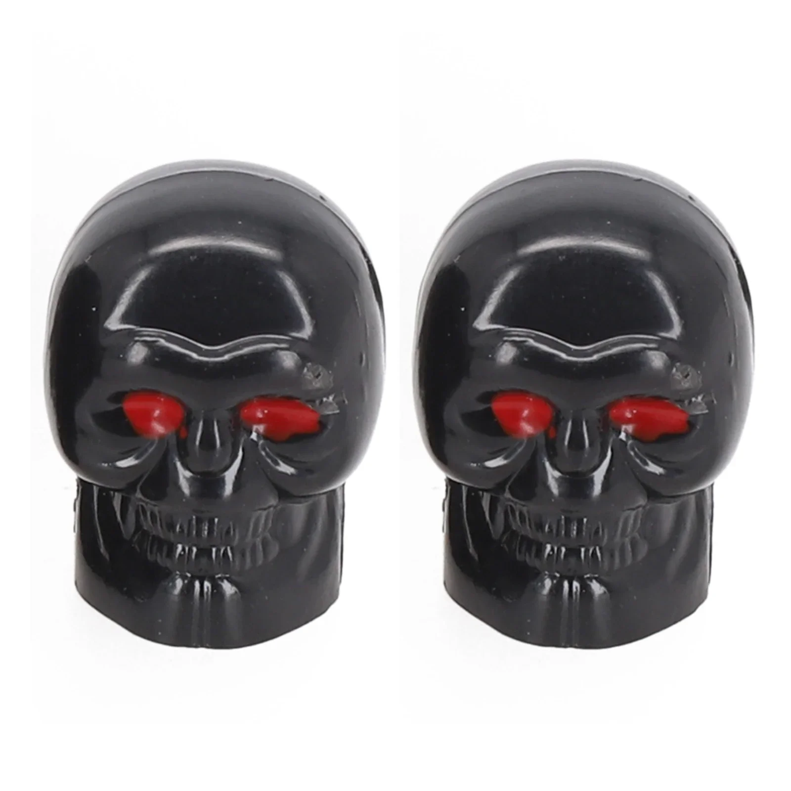 2/4pcs Skull Valve Caps Car Wheel Tires Accessories Stems Covers Auto Styling For Ford Toyota Audi VW Skull Style Valve Cover